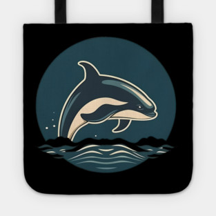 Minimal Orca, Love Orcas Tote
