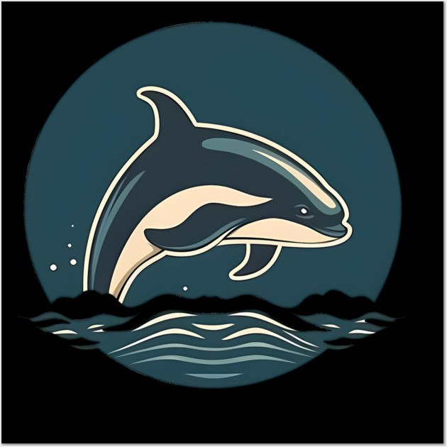 Minimal Orca, Love Orcas Wall Art by logiamerch