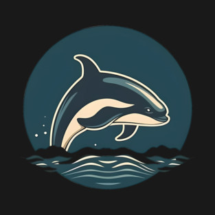 Minimal Orca, Love Orcas T-Shirt