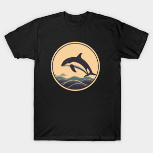 Minimal Orca, Love Orcas T-Shirt
