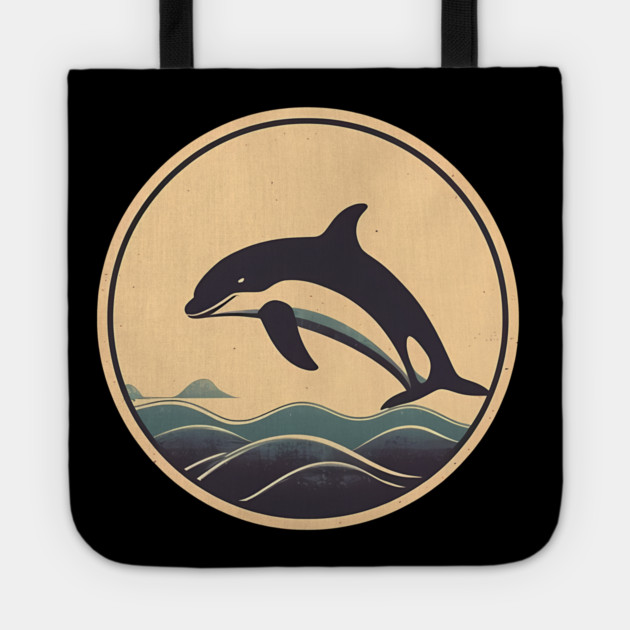 Minimal Orca, Love Orcas Tote by logiamerch