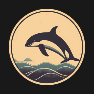 Minimal Orca, Love Orcas T-Shirt