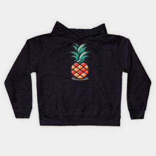 Simple Pineapple, Love Fruits Kids Hoodie