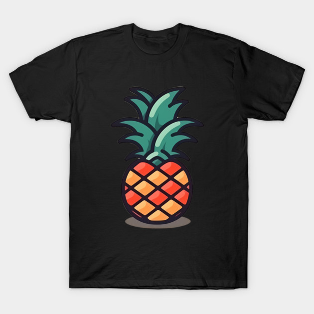 Simple Pineapple, Love Fruits T-Shirt by logiamerch