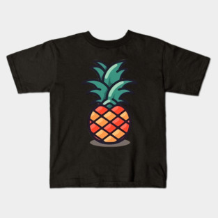 Simple Pineapple, Love Fruits Kids T-Shirt