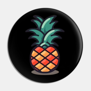 Simple Pineapple, Love Fruits Pin