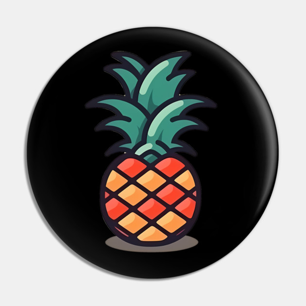 Simple Pineapple, Love Fruits Pin by logiamerch