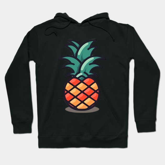 Simple Pineapple, Love Fruits Hoodie by logiamerch