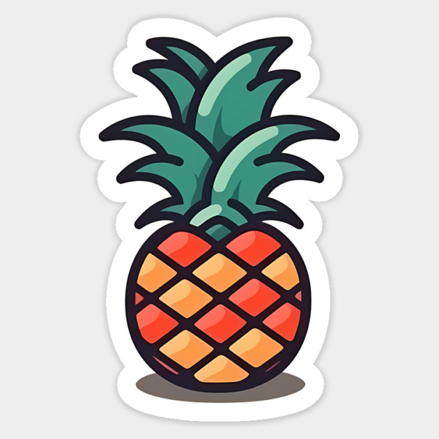 Simple Pineapple, Love Fruits Sticker by logiamerch