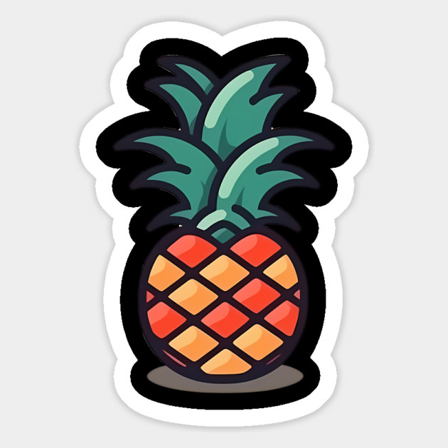 Simple Pineapple, Love Fruits Magnet by logiamerch
