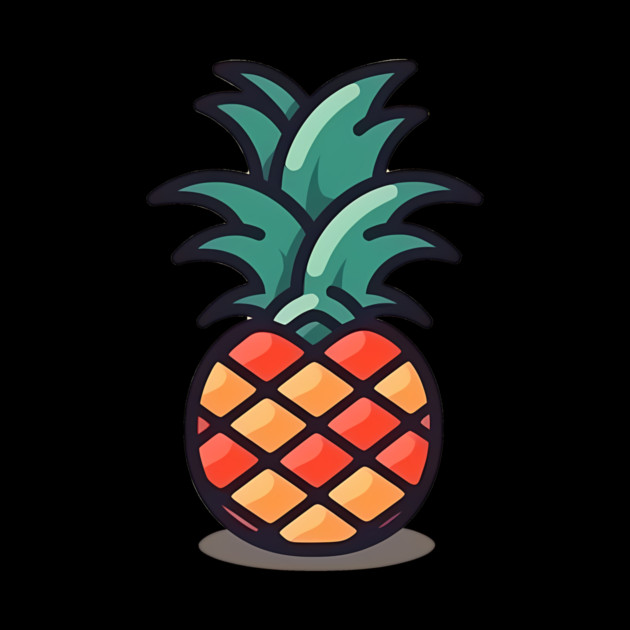 Simple Pineapple, Love Fruits by logiamerch