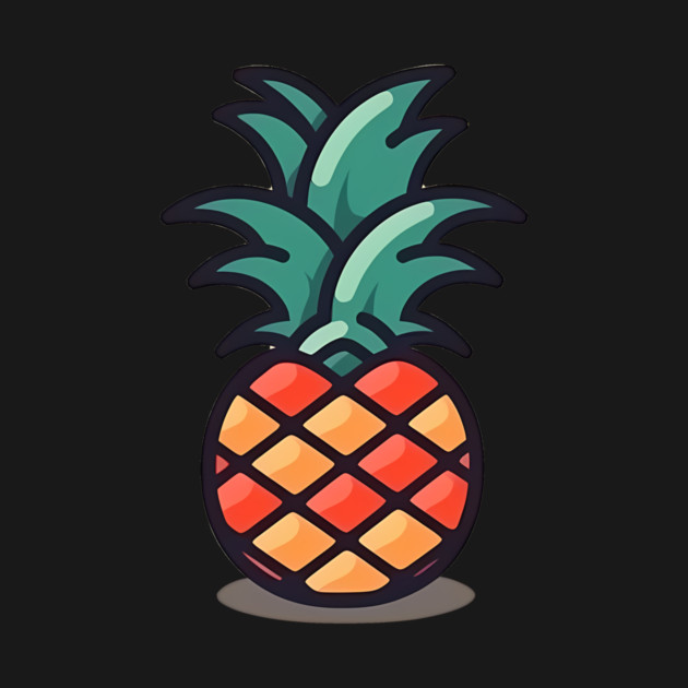 Simple Pineapple, Love Fruits by logiamerch
