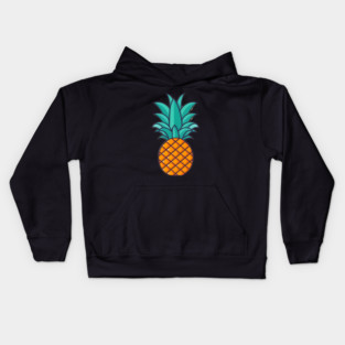 Simple Pineapple, Love Fruits Kids Hoodie
