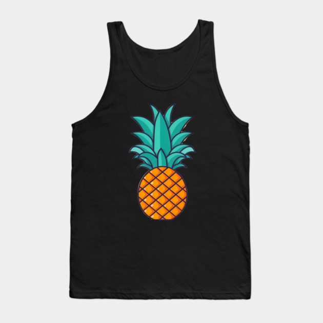 Simple Pineapple, Love Fruits Tank Top by logiamerch