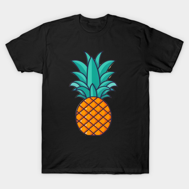 Simple Pineapple, Love Fruits T-Shirt by logiamerch