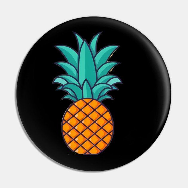 Simple Pineapple, Love Fruits Pin by logiamerch