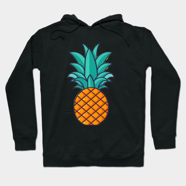 Simple Pineapple, Love Fruits Hoodie by logiamerch