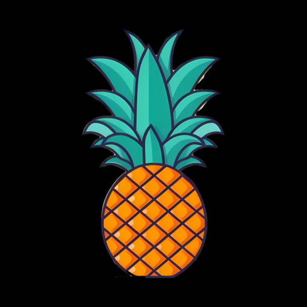 Simple Pineapple, Love Fruits by logiamerch
