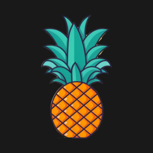 Simple Pineapple, Love Fruits T-Shirt