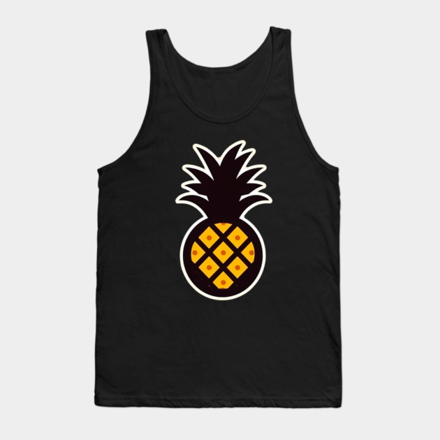 Simple Pineapple, Love Fruits Tank Top by logiamerch