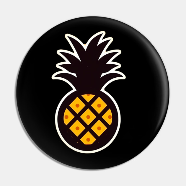 Simple Pineapple, Love Fruits Pin by logiamerch