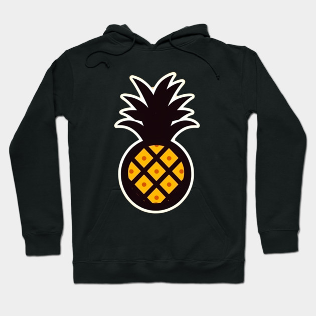 Simple Pineapple, Love Fruits Hoodie by logiamerch