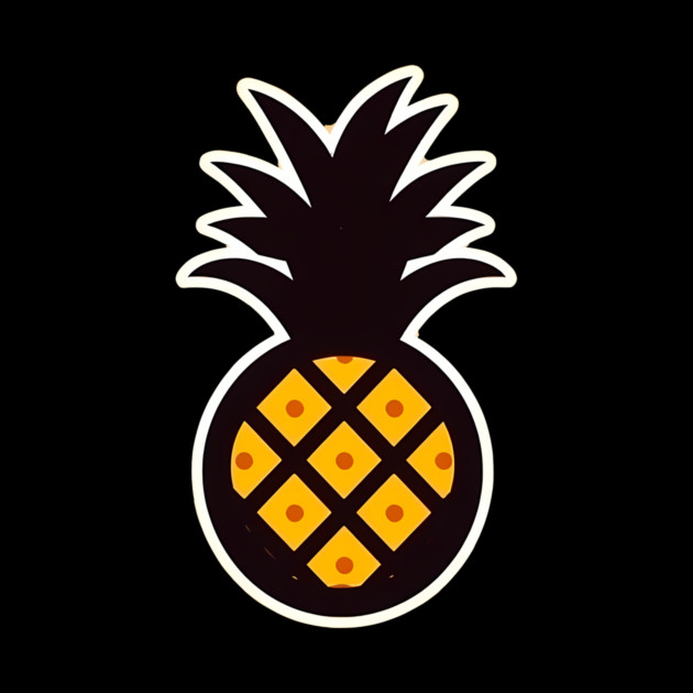 Simple Pineapple, Love Fruits by logiamerch