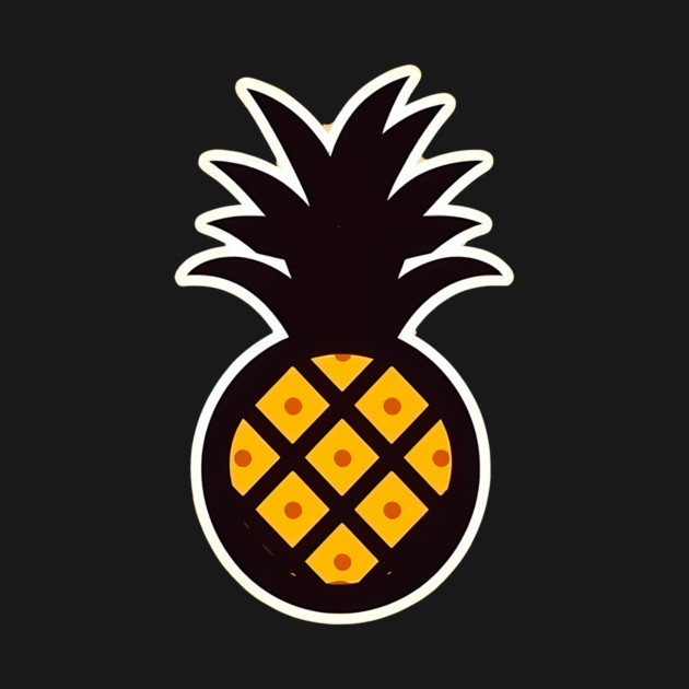 Simple Pineapple, Love Fruits by logiamerch