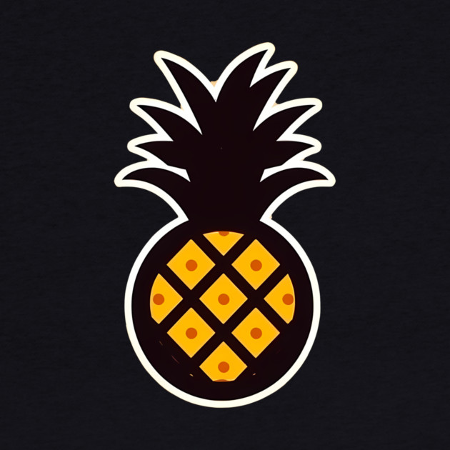 Simple Pineapple, Love Fruits by logiamerch