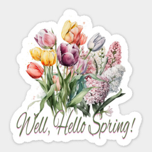 Hello Spring! Magnet