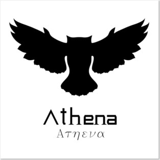 Minimalist Athena Posters and Art