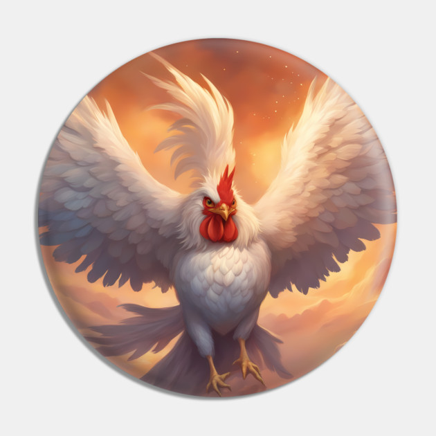 Feathered Delights Pin by animegirlnft