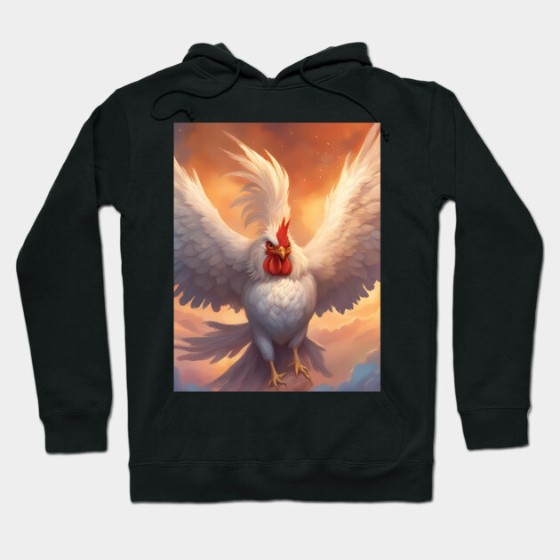 Feathered Delights Hoodie by animegirlnft