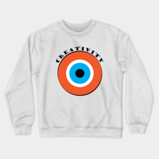 Evil Eye, Creativity Crewneck Sweatshirt