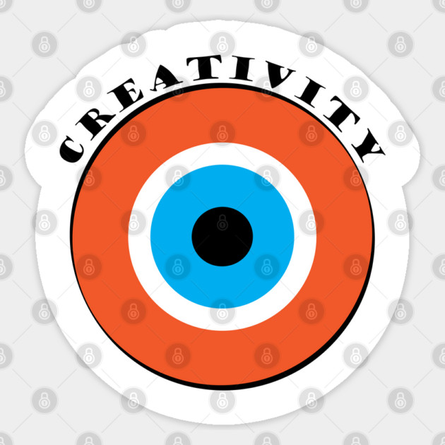 Evil Eye, Creativity Sticker by DickinsonDesign