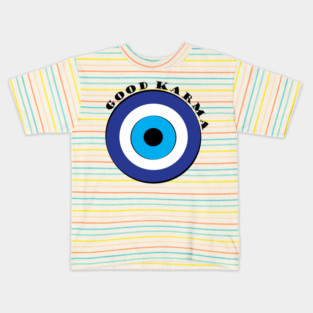 Evil Eye, Good Karma Kids T-Shirt