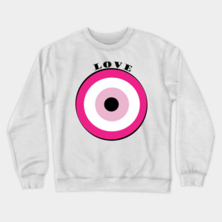 Evil Eye, Love Crewneck Sweatshirt