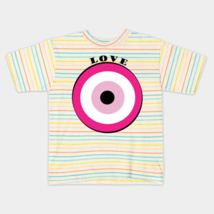 Evil Eye, Love Kids T-Shirt