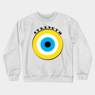 Evil Eye, Strength Crewneck Sweatshirt