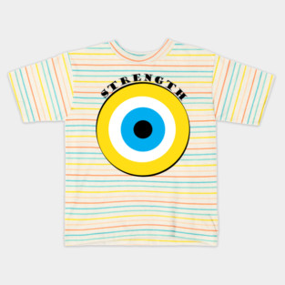 Evil Eye, Strength Kids T-Shirt