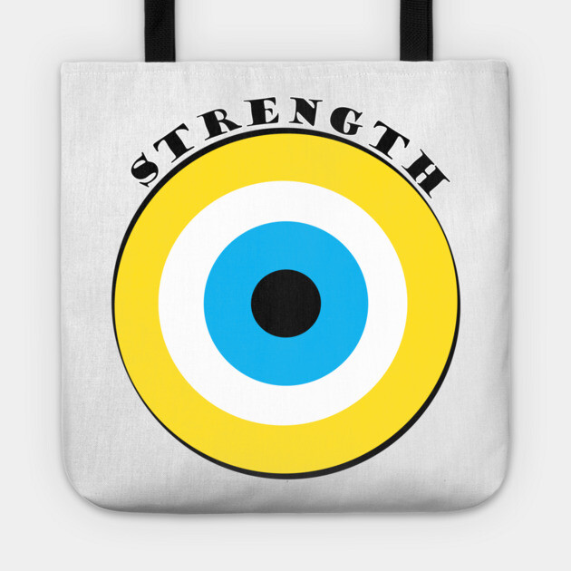 Evil Eye, Strength Tote by DickinsonDesign