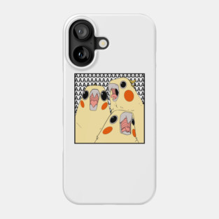 Cockatiels Screaming, Cute Funny Birds Phone Case