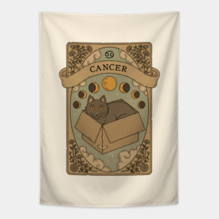 Cancer - Cats Astrology Tapestry