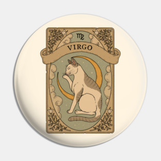 Virgo - Cats Astrology Pin