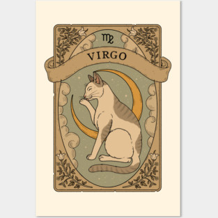 Virgo - Cats Astrology Posters and Art
