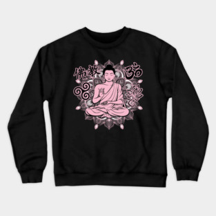 Ornate Buddha Crewneck Sweatshirt
