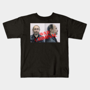 War criminal putin Kids T-Shirt