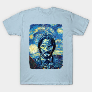 John Wick Van Gogh Style T-Shirt