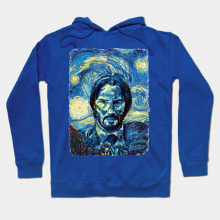 John Wick Van Gogh Style Hoodie