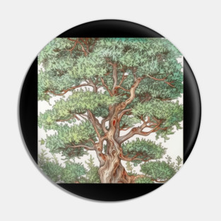 Juniper tree Pin